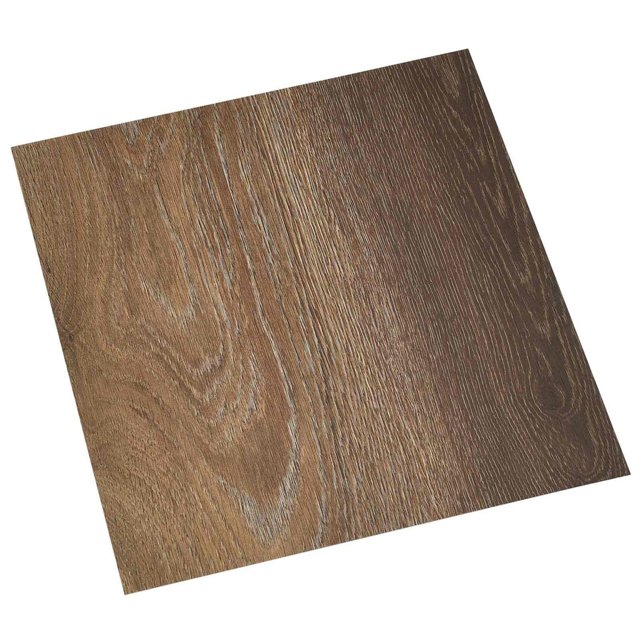 Zelfklevende Vloerplanken 30,5 x 30,5 cm 20 pcs PVC Bruin