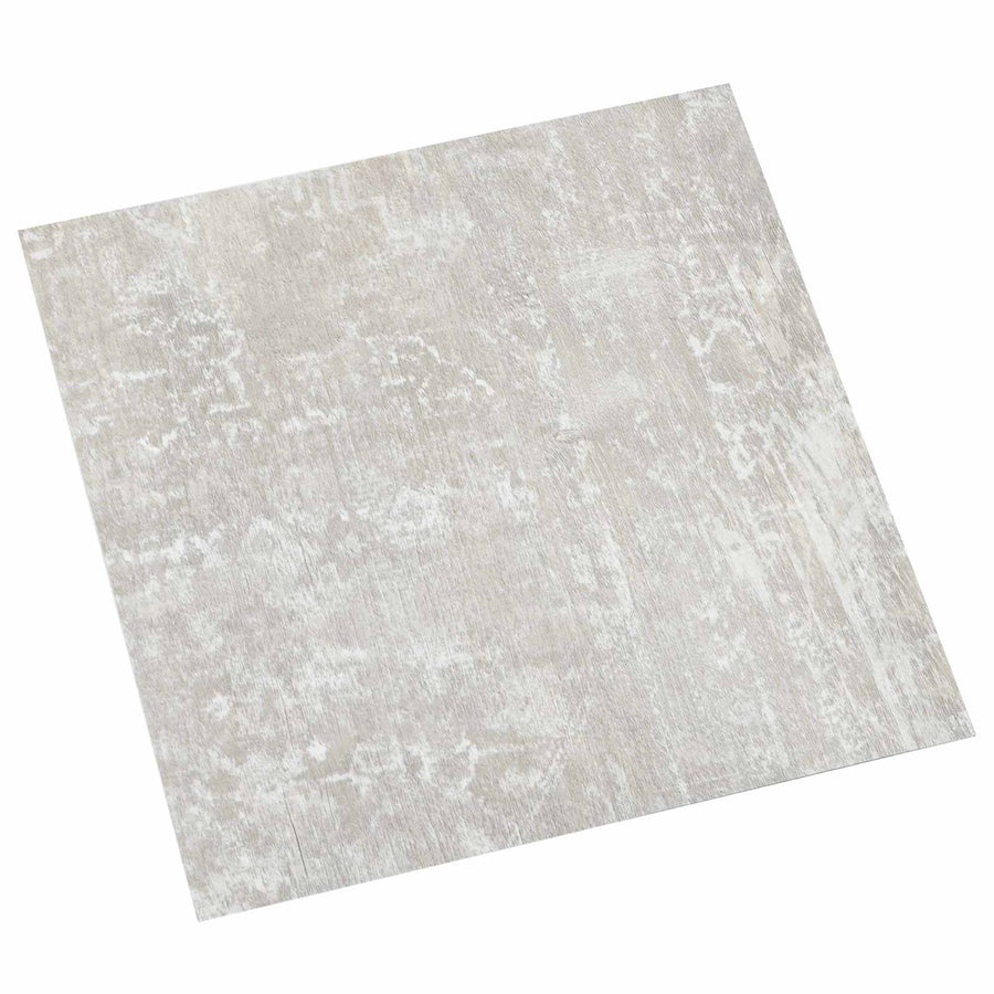 Zelfklevende Vloerplanken 30,5 x 30,5 cm 20 pcs PVC Lichtgrijs