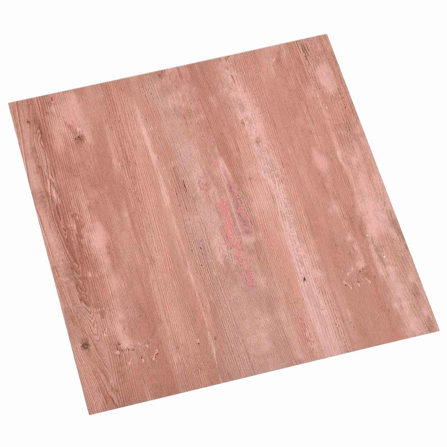 Zelfklevende Vloerplanken 30,5 x 30,5 cm 20 pcs PVC Rood