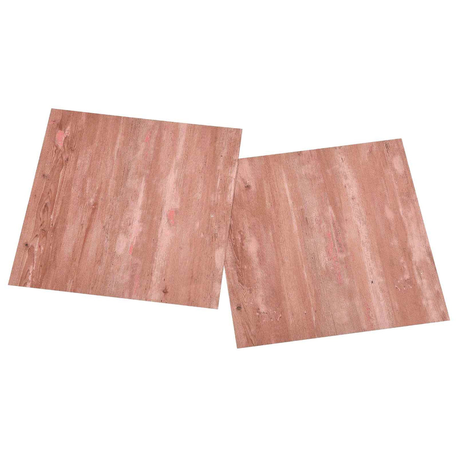 Zelfklevende Vloerplanken 30,5 x 30,5 cm 20 pcs PVC Rood