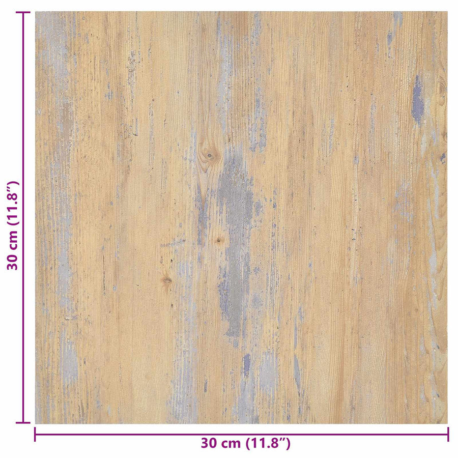 Zelfklevende Vloerplanken 30,5 x 30,5 cm 20 pcs PVC