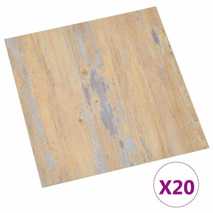 Zelfklevende Vloerplanken 30,5 x 30,5 cm 20 pcs PVC