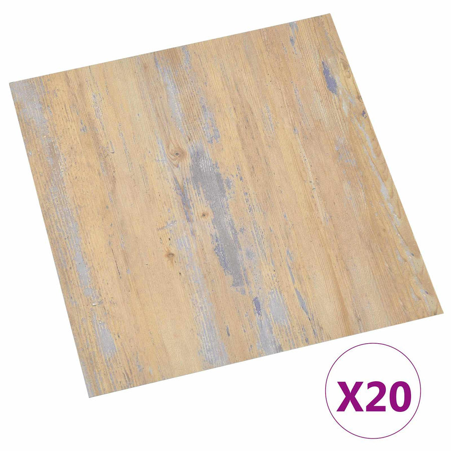 Zelfklevende Vloerplanken 30,5 x 30,5 cm 20 pcs PVC