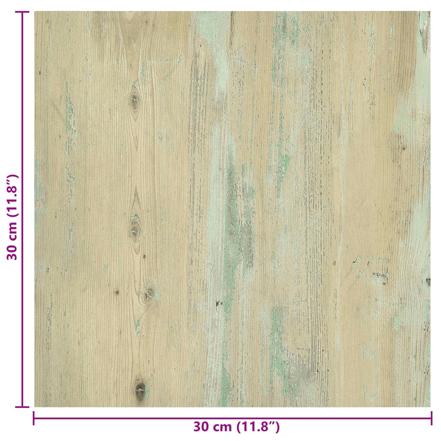 Zelfklevende Vloerplanken 30,5 x 30,5 cm 20 pcs PVC Licht Bruin