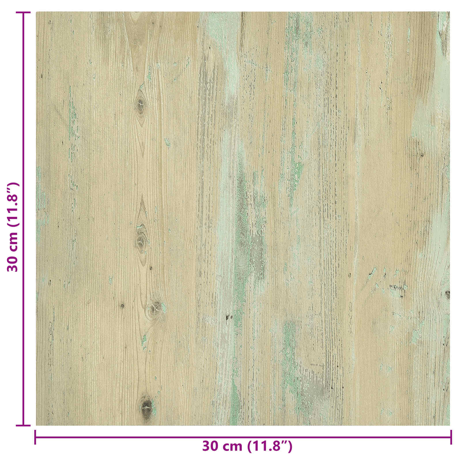 Zelfklevende Vloerplanken 30,5 x 30,5 cm 20 pcs PVC Licht Bruin