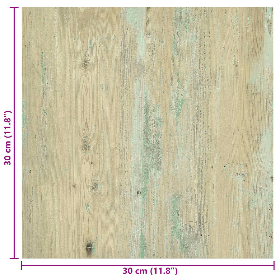 Zelfklevende Vloerplanken 30,5 x 30,5 cm 20 pcs PVC Licht Bruin