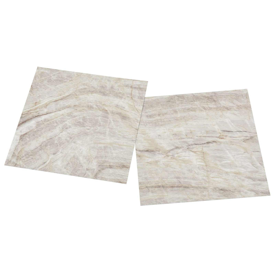 Zelfklevende Vloerplanken 30,5 x 30,5 cm 20 pcs PVC Beige
