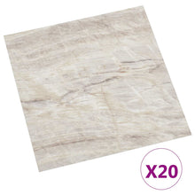 Zelfklevende Vloerplanken 30,5 x 30,5 cm 20 pcs PVC Beige
