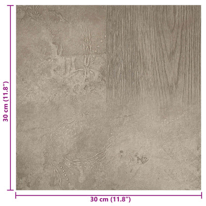 Zelfklevende Vloerplanken 30,5 x 30,5 cm 20 pcs PVC