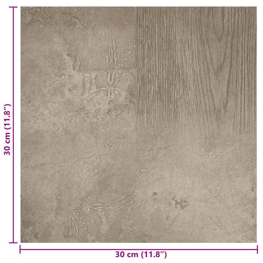Zelfklevende Vloerplanken 30,5 x 30,5 cm 20 pcs PVC