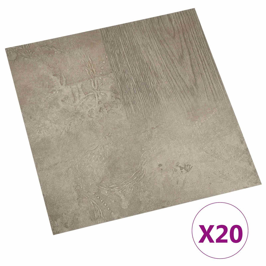 Zelfklevende Vloerplanken 30,5 x 30,5 cm 20 pcs PVC