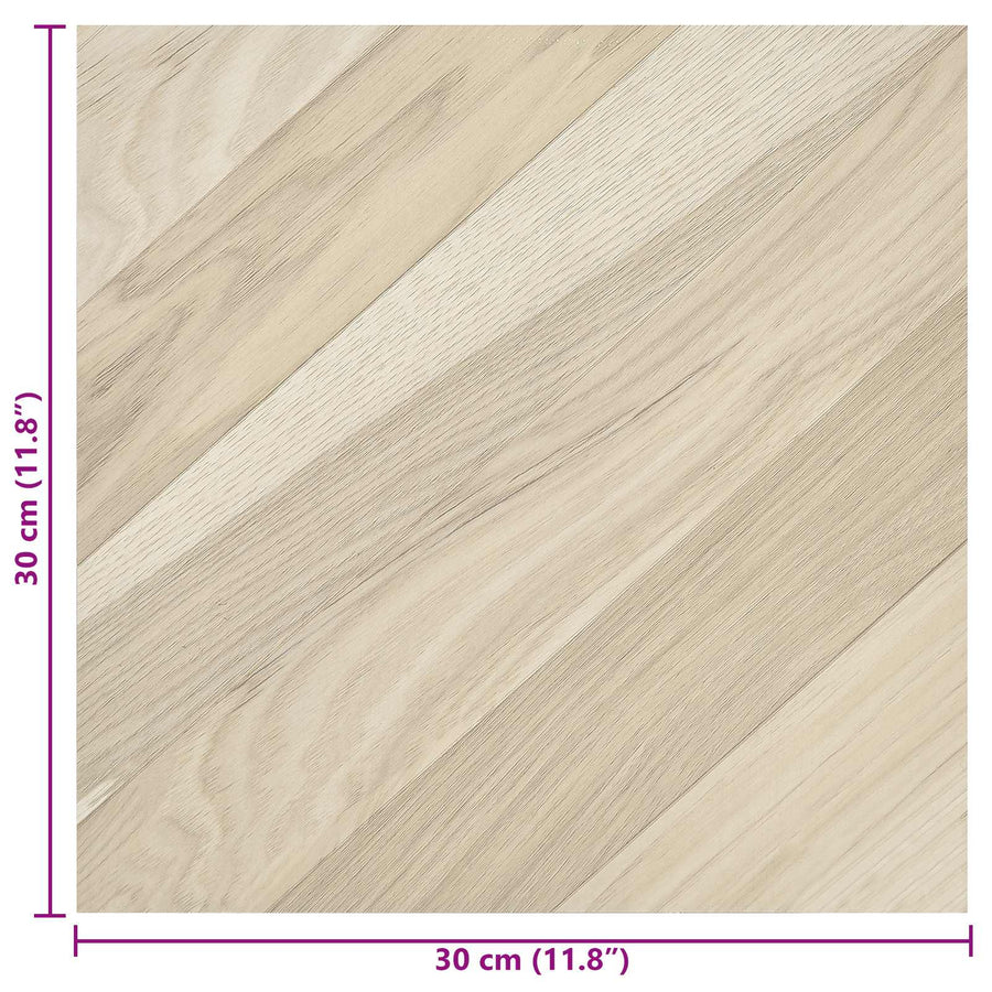 Zelfklevende Vloerplanken 30,5 x 30,5 cm 20 pcs PVC