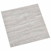 Vloerplanken PVC zelfklevend 30,5x30,5 cm 20 stuks lichtgrijs wit