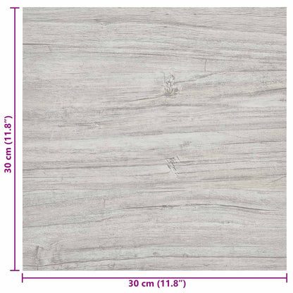 Zelfklevende Vloerplanken 30,5 x 30,5 cm 20 pcs PVC