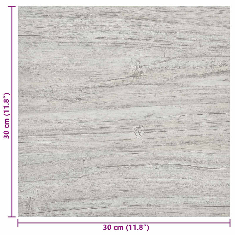 Zelfklevende Vloerplanken 30,5 x 30,5 cm 20 pcs PVC