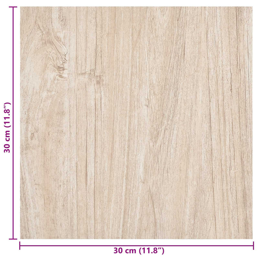 Zelfklevende Vloerplanken 30,5 x 30,5 cm 20 pcs PVC