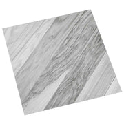 Vloerplanken PVC 30,5x30,5 cm 20 stuks grijs gestreept