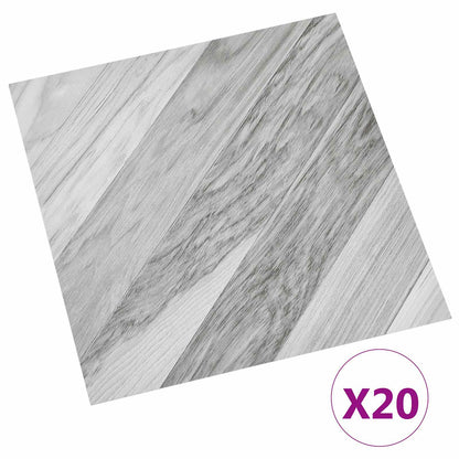 Zelfklevende Vloerplanken 30,5 x 30,5 cm 20 pcs PVC