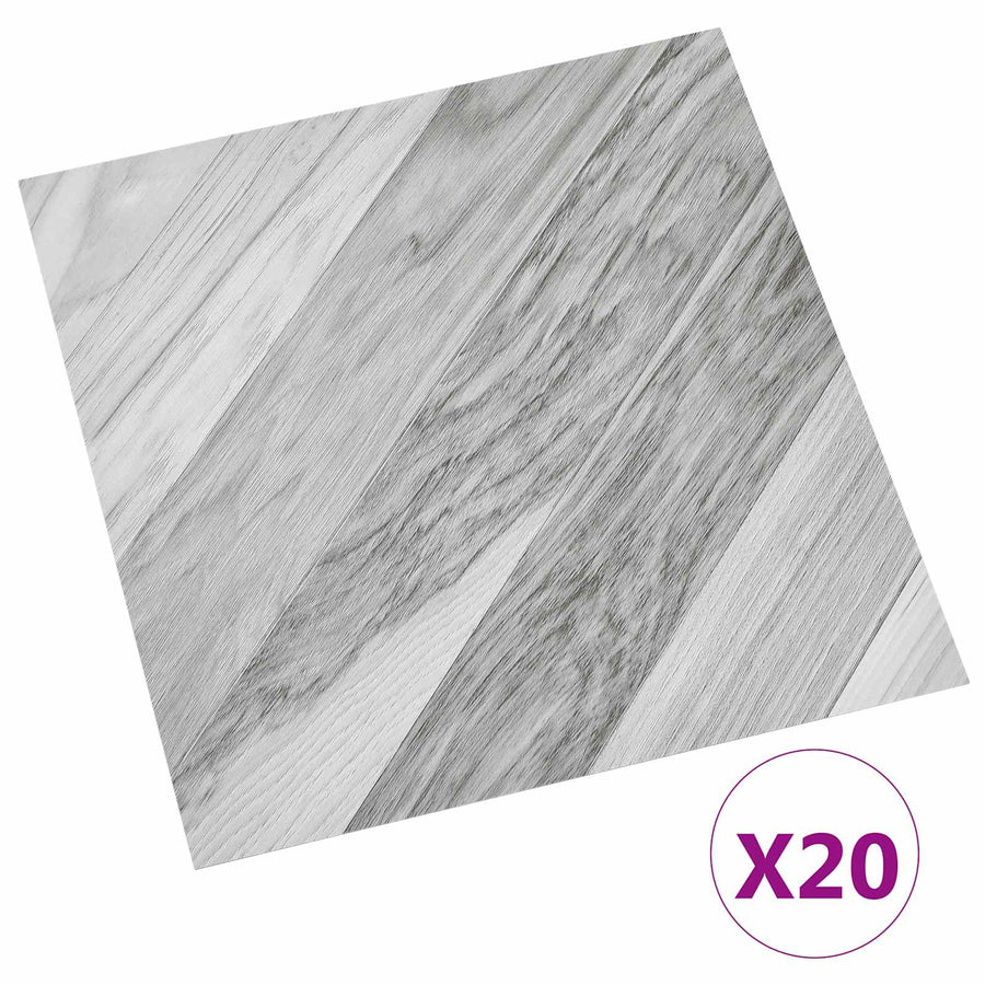 Zelfklevende Vloerplanken 30,5 x 30,5 cm 20 pcs PVC