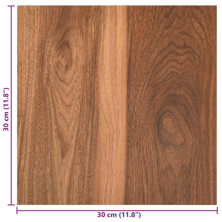 Zelfklevende Vloerplanken 30,5 x 30,5 cm 20 pcs PVC Houtkleur