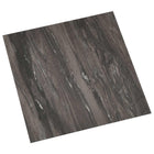 Zelfklevende vloerplanken 30,5x30,5 cm 20 stuks PVC donkergrijs