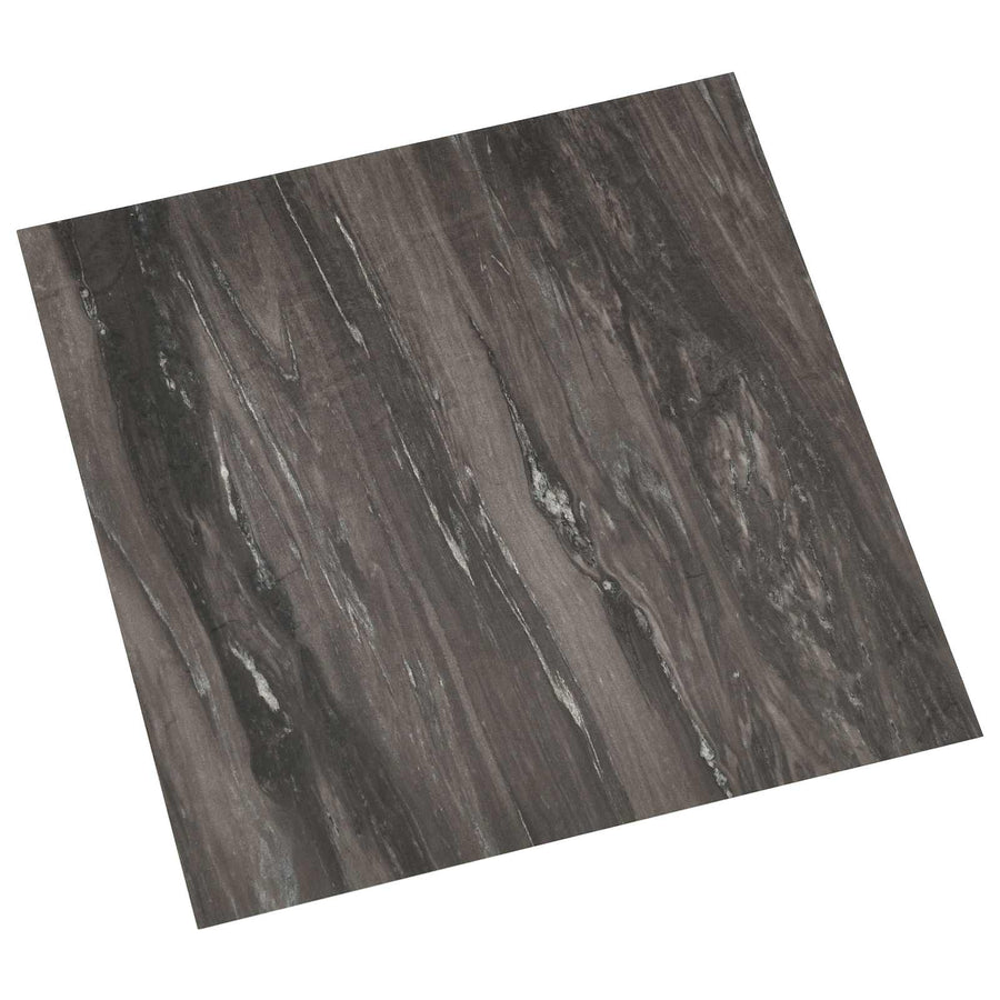 Zelfklevende Vloerplanken 30,5 x 30,5 cm 20 pcs PVC Donkergrijs