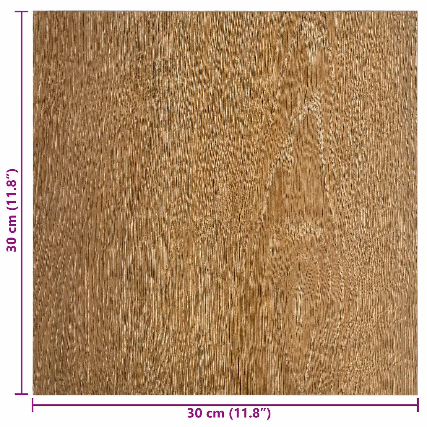 Zelfklevende Vloerplanken 30,5 x 30,5 cm 20 pcs PVC Hout