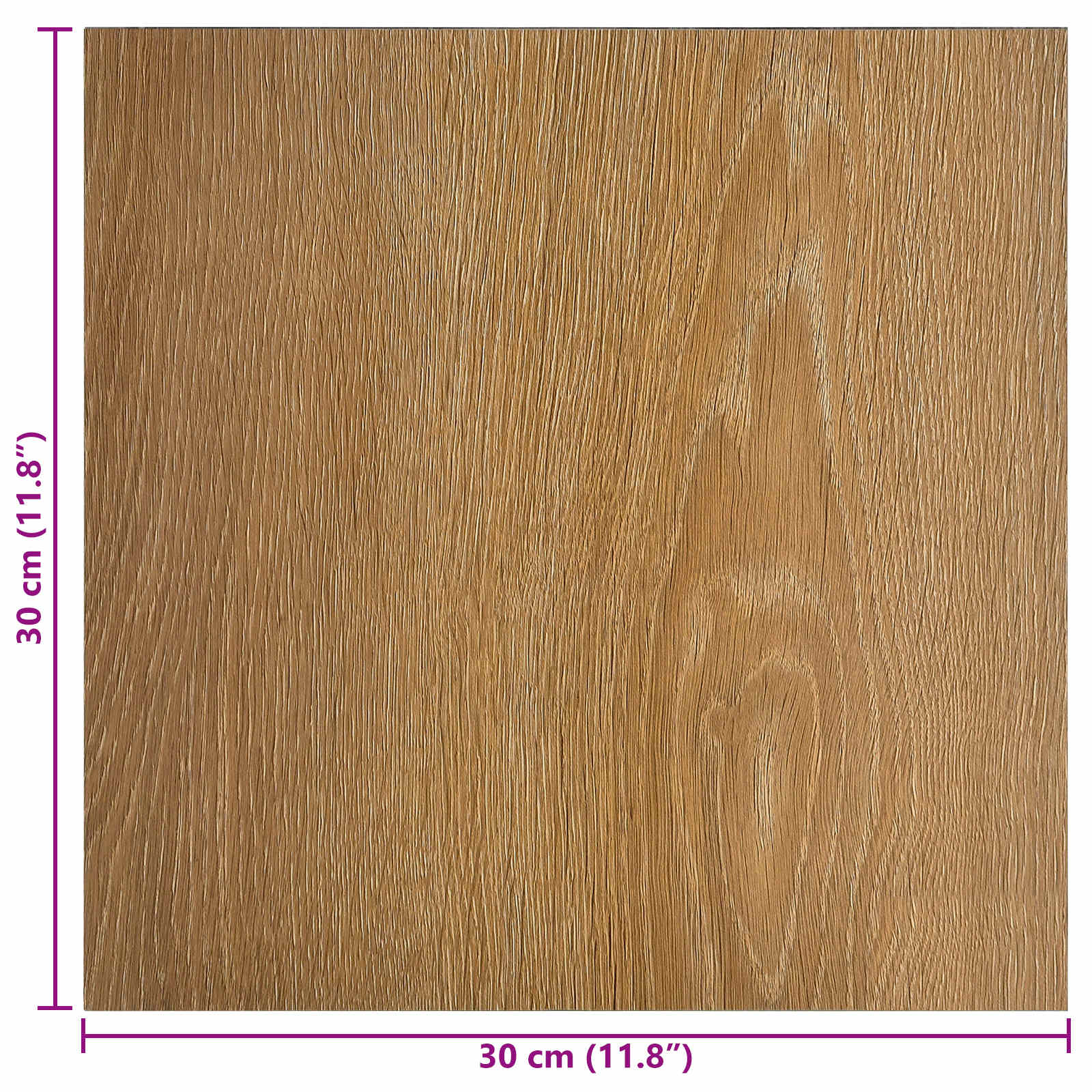 Zelfklevende Vloerplanken 30,5 x 30,5 cm 20 pcs PVC Hout