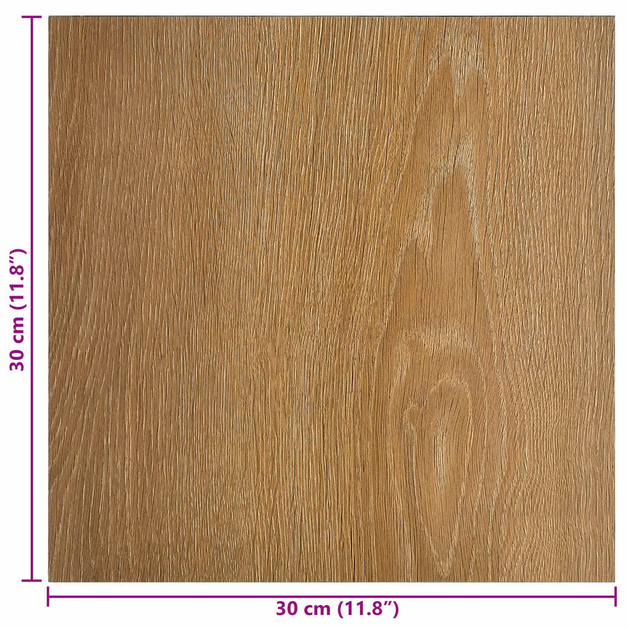 Zelfklevende Vloerplanken 30,5 x 30,5 cm 20 pcs PVC Hout