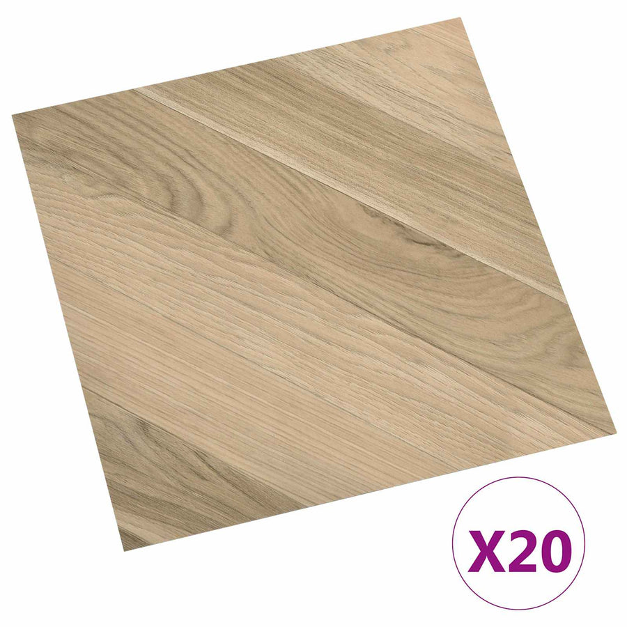 Zelfklevende Vloerplanken 30,5 x 30,5 cm 20 pcs PVC