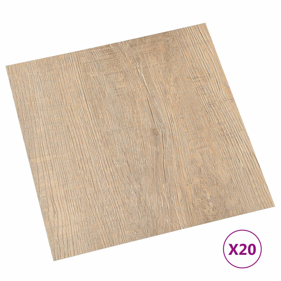 Zelfklevende Vloerplanken 30,5 x 30,5 cm 20 pcs PVC