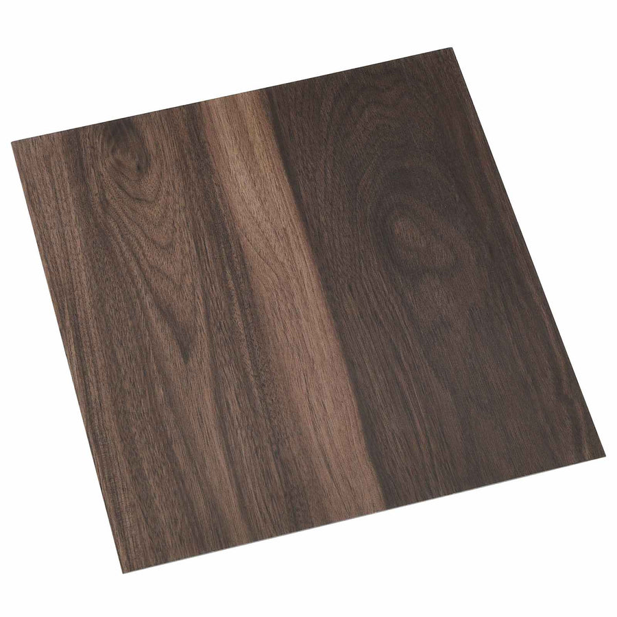 Zelfklevende Vloerplanken 30,5 x 30,5 cm 20 pcs PVC Donkerbruin