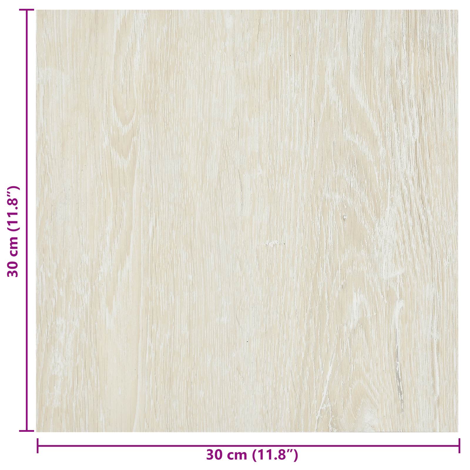 Zelfklevende Vloerplanken 30,5 x 30,5 cm 20 pcs PVC