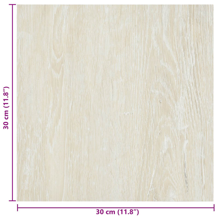 Zelfklevende Vloerplanken 30,5 x 30,5 cm 20 pcs PVC