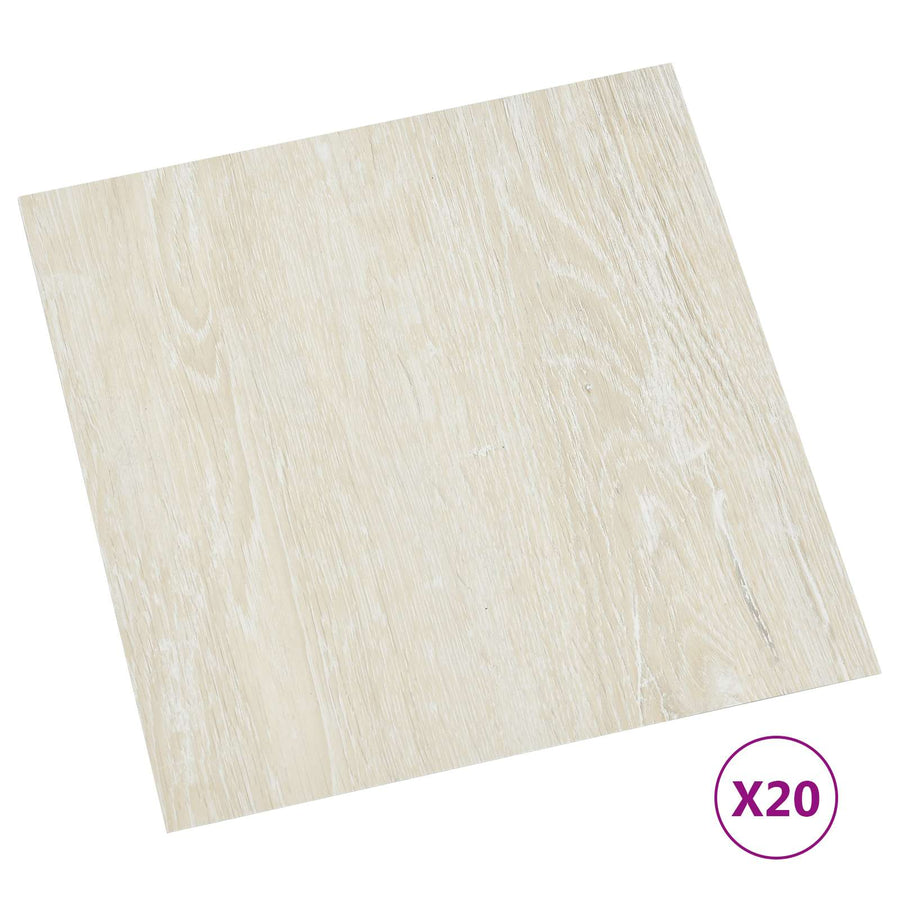 Zelfklevende Vloerplanken 30,5 x 30,5 cm 20 pcs PVC