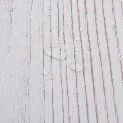 Zelfklevende Vloerplanken 30,5 x 30,5 cm 20 pcs PVC Wit en Hout
