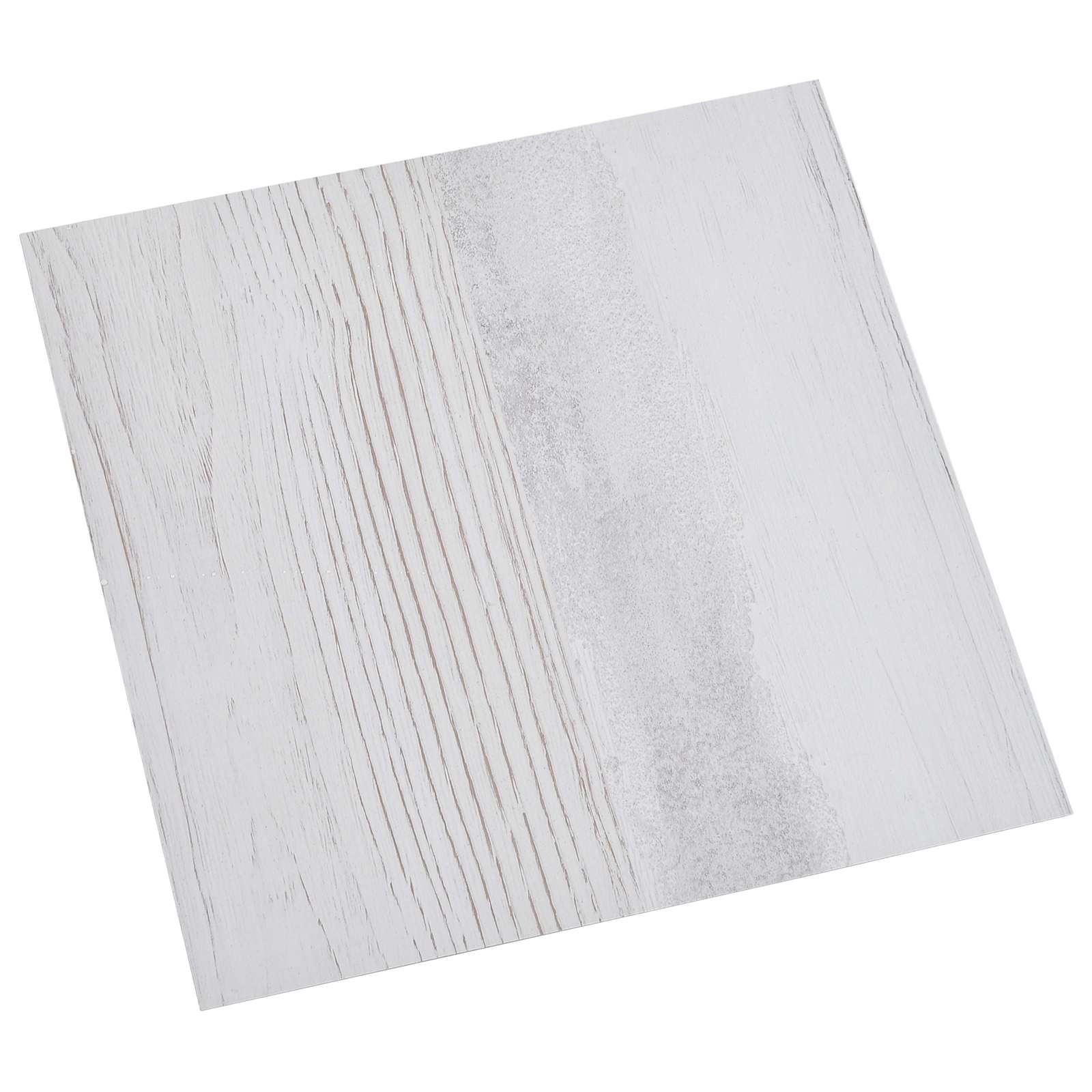 Zelfklevende Vloerplanken 30,5 x 30,5 cm 20 pcs PVC Wit en Hout