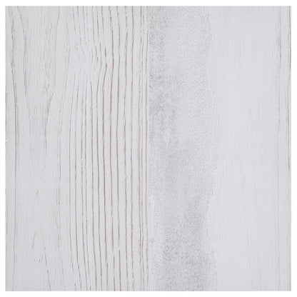 Zelfklevende Vloerplanken 30,5 x 30,5 cm 20 pcs PVC Wit en Hout