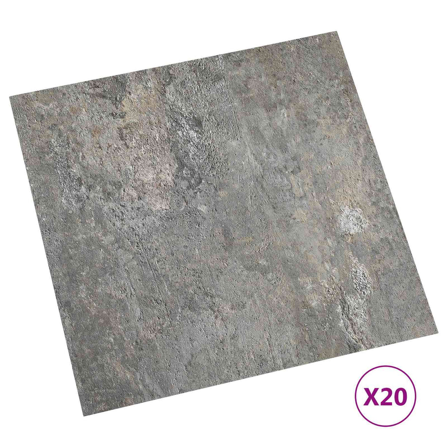 Zelfklevende Vloerplanken 30,5 x 30,5 cm 20 pcs PVC Stenen
