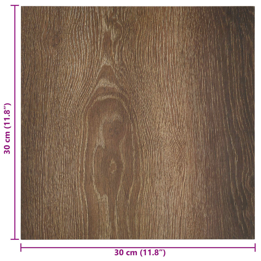 Zelfklevende Vloerplanken 30,5 x 30,5 cm 20 pcs PVC