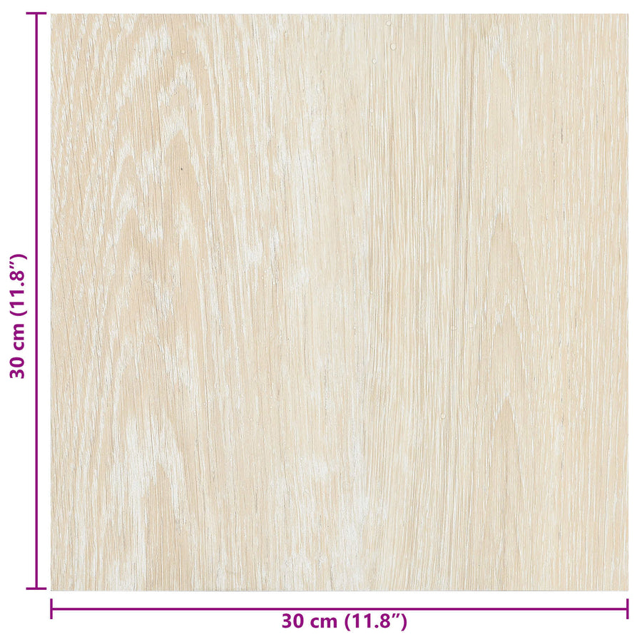 Zelfklevende Vloerplanken 30,5 x 30,5 cm 20 pcs PVC