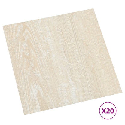 Zelfklevende Vloerplanken 30,5 x 30,5 cm 20 pcs PVC