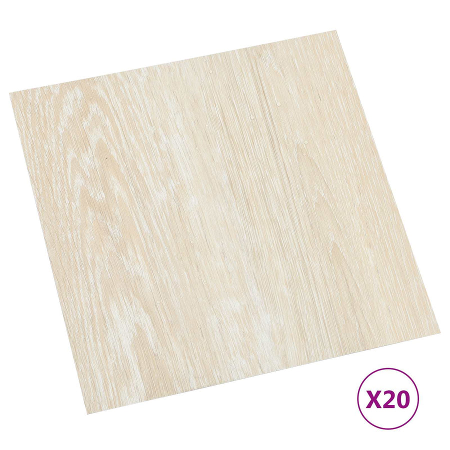 Zelfklevende Vloerplanken 30,5 x 30,5 cm 20 pcs PVC