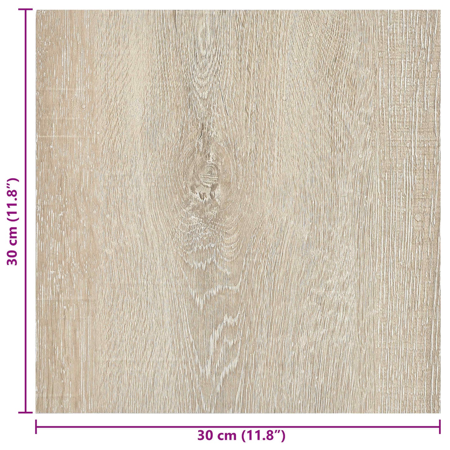 Zelfklevende Vloerplanken 30,5 x 30,5 cm 20 pcs PVC