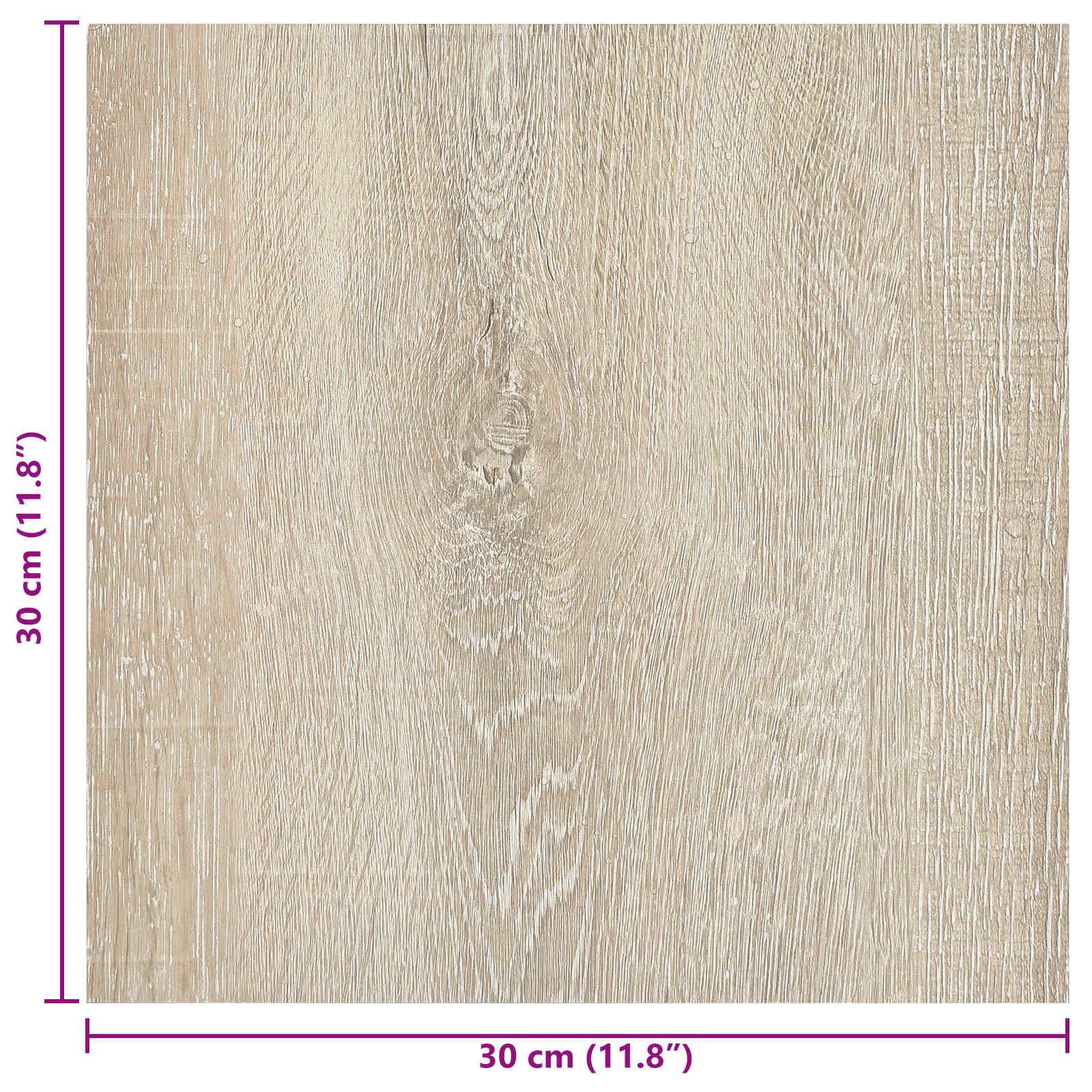 Zelfklevende Vloerplanken 30,5 x 30,5 cm 20 pcs PVC