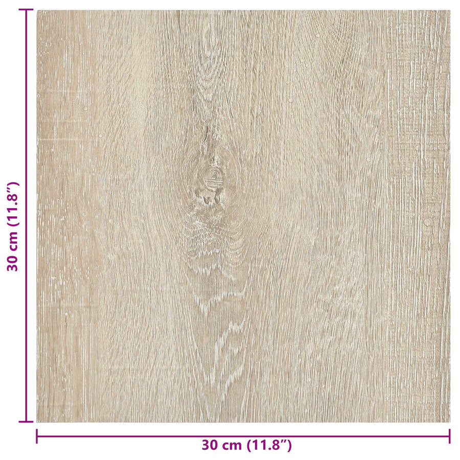 Zelfklevende Vloerplanken 30,5 x 30,5 cm 20 pcs PVC