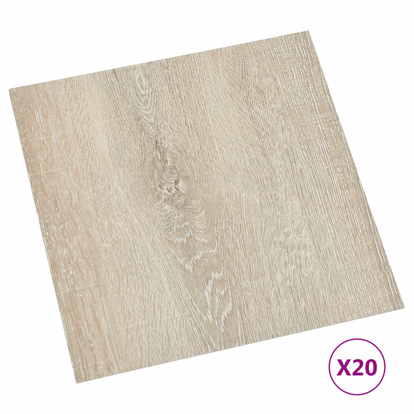 Zelfklevende Vloerplanken 30,5 x 30,5 cm 20 pcs PVC