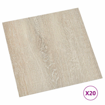 Zelfklevende Vloerplanken 30,5 x 30,5 cm 20 pcs PVC