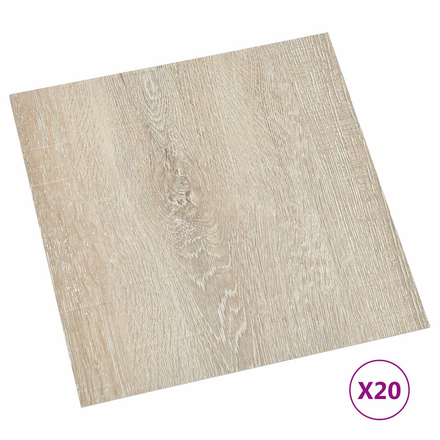 Zelfklevende Vloerplanken 30,5 x 30,5 cm 20 pcs PVC