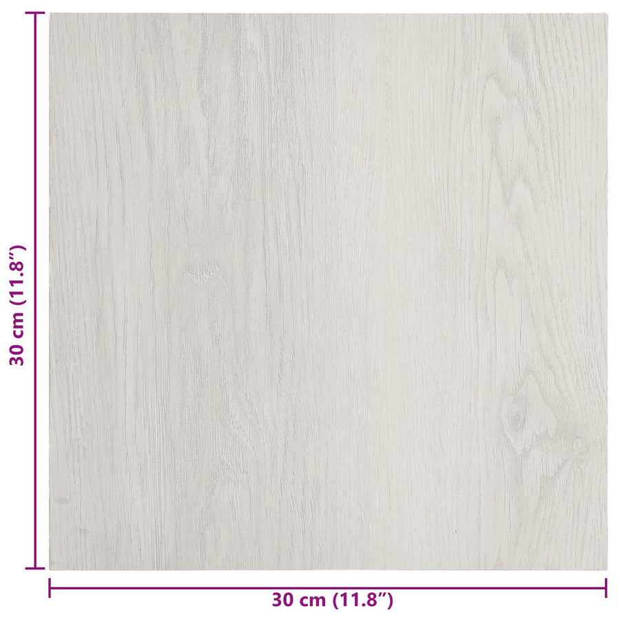 Zelfklevende Vloerplanken 30,5 x 30,5 cm 20 pcs PVC Licht Beige